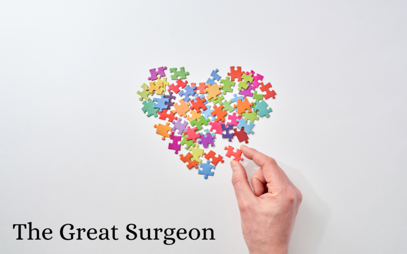 puzzle heart with great surgeon